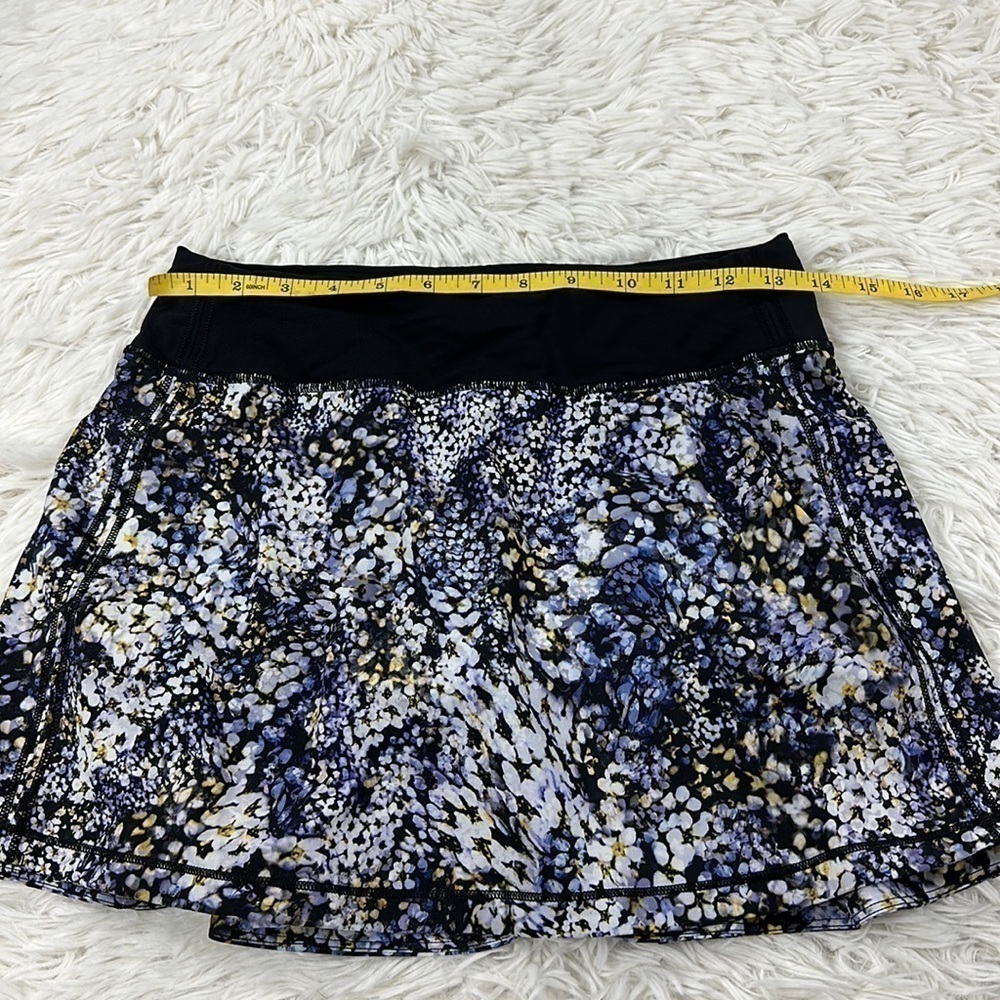 Lululemon Pace Rival Skirt *No Panels 13" Floral Metropolis Multi / Bl - Picture 2 of 9